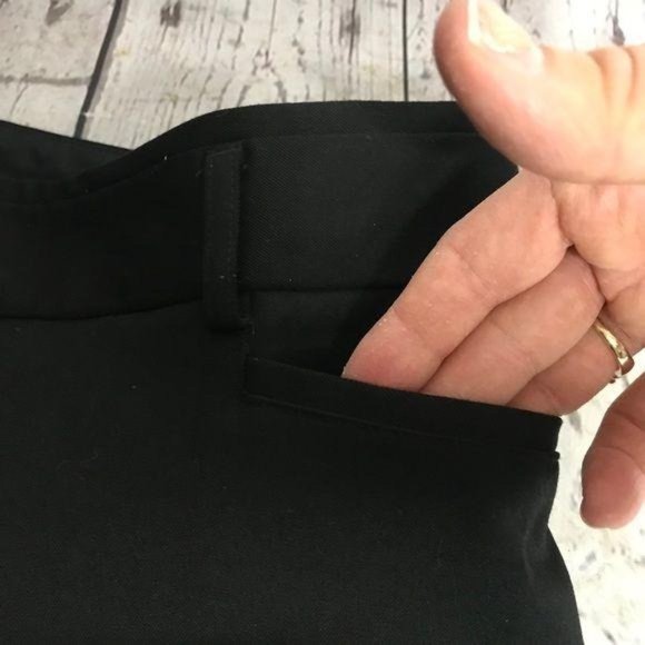 Express Columnist Black Dress Pants Size 6 Short - Picture 7 of 9